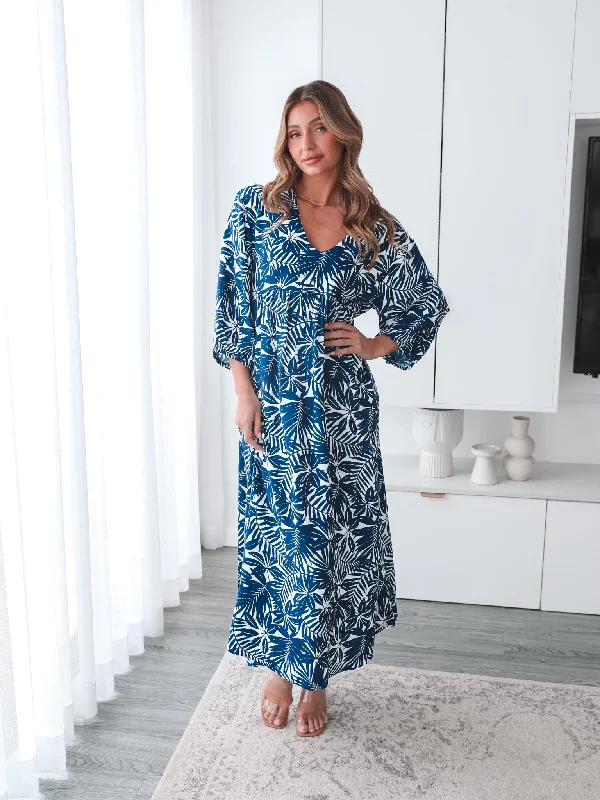 Organic Cotton Casual Dresses for a Natural Choice​ Samarra Dress - Mono Print