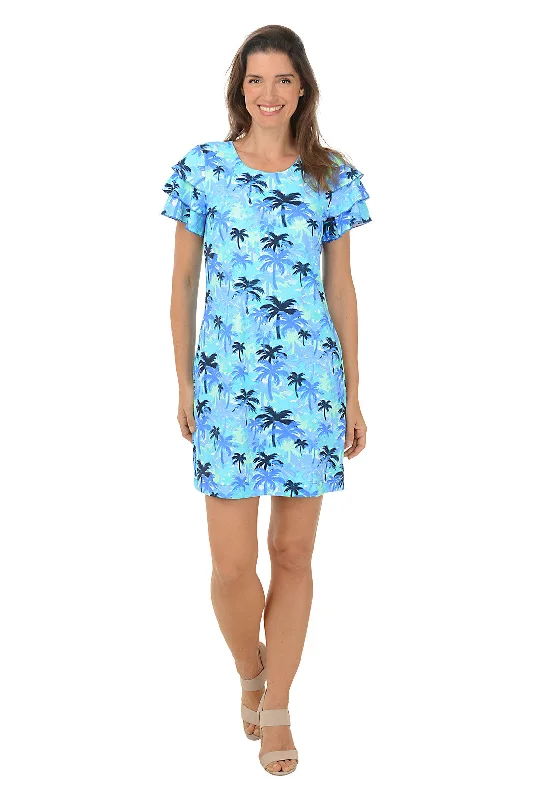 Neon - Colored Casual Dresses for a Trendy Look​ Palm Grove UPF50+ Cha Cha Sleeve Dress