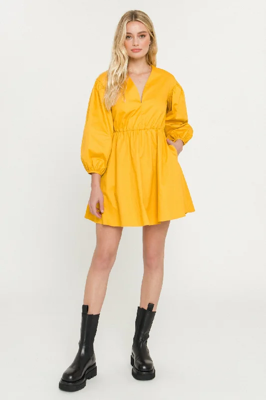 Toddler Casual Dresses in Soft Fabrics​ V-Neck Mini Dress