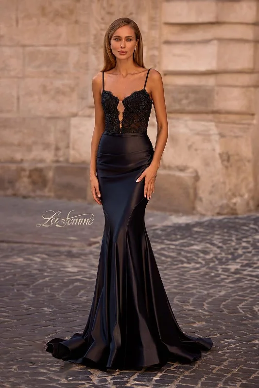 Mini dresses with button - down fronts La Femme Dress 32916