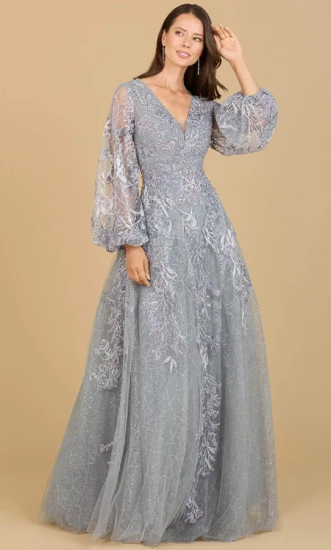 Sleeveless wedding dresses with a beaded belt​ Wedding guest dresses with ruched bodices and spaghetti straps Lara Dresses 29195 - Laced Tulle Semi-Ballgown
