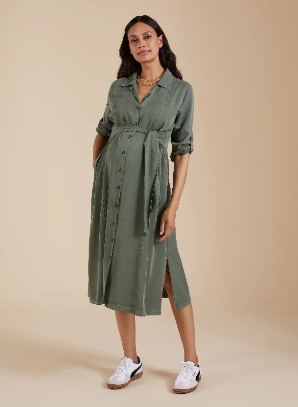 Bohemian style maternity dress for beach weddings Kelsy Maternity Dress with TENCEL™