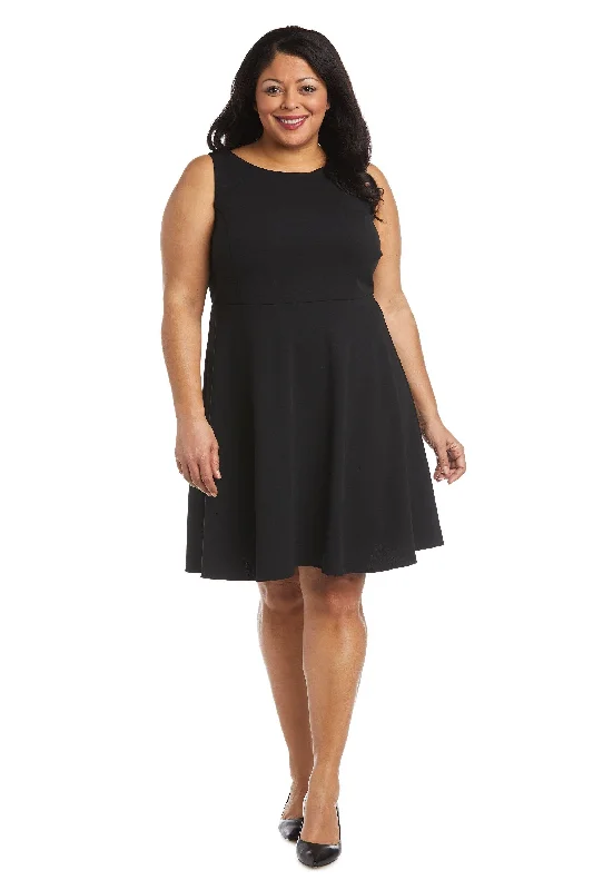 Maternity dress for a baby's first visit to the wildlife sanctuary Morgan & Co 12888WM Short Plus Size cocktail Dress