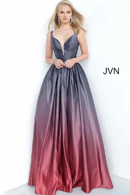 Maternity dress for a baby's first visit to the botanic garden Jovani 2238 Long Prom Ball Gown