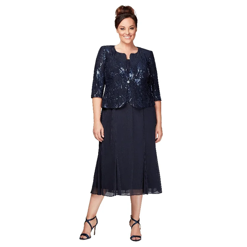 Maternity dress for a movie night out Alex Evenings AE496267 Formal Plus Size Dress Sale