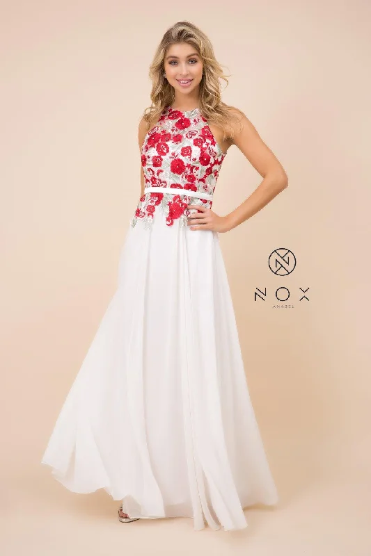 Maternity dress for a baby's first visit to the fair Long Low Back Formal Prom Dress Gown