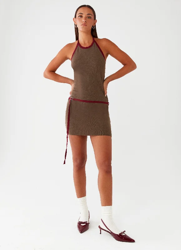  Ferne Mini Dress - Iron Grey