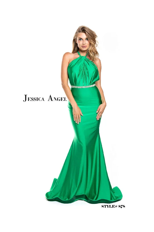 Maternity dress for a baby's first visit to the bird sanctuary Jessica Angel Long Formal Halter Fitted Dress 878 Maternity dress for a baby's first visit to the bird sanctuary Jessica Angel Long Formal Halter Fitted Dress 878