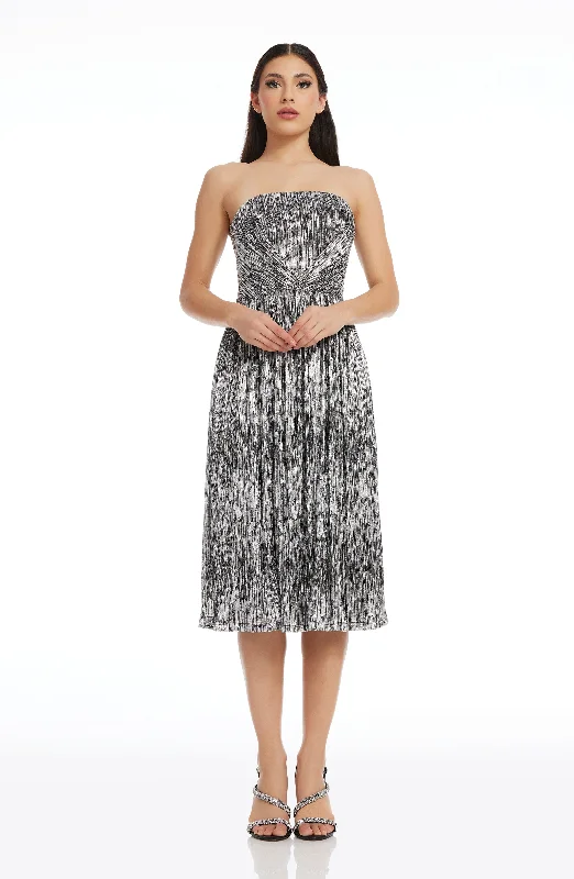 Midi dresses with denim fabric for a casual yet stylish day out Nadine Dress