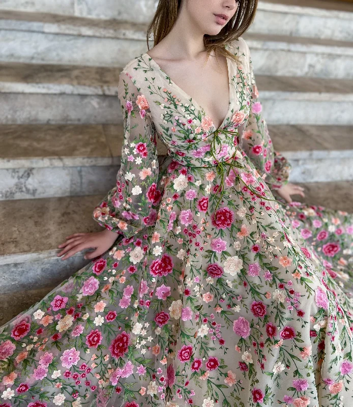Mini dresses with pocket details for added functionality Wildflower Reverie Gown