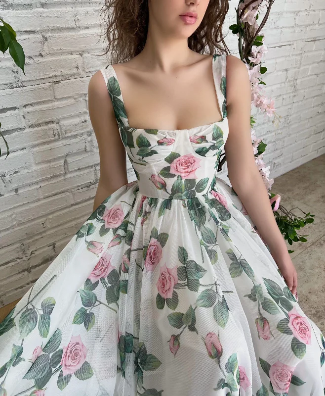 Ruffled mini dresses for a romantic touch Celestial Rose Gown