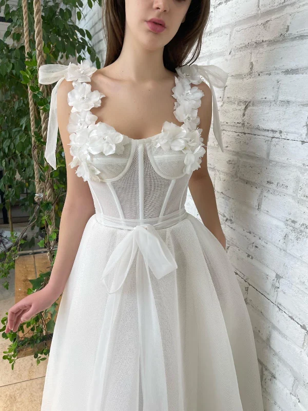 Mini dresses with empire waists for a flattering fit Calla Lily Gown