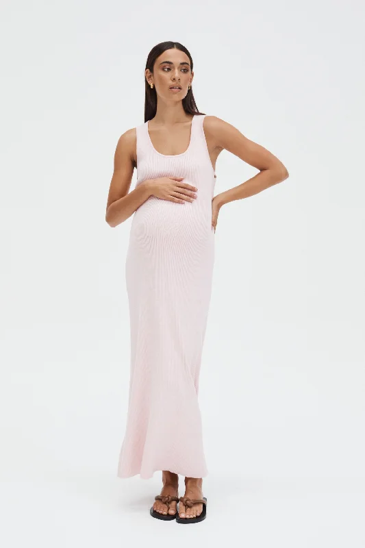 Maternity dress for a baby's first visit to the bird sanctuary Resort Dress (Rose)