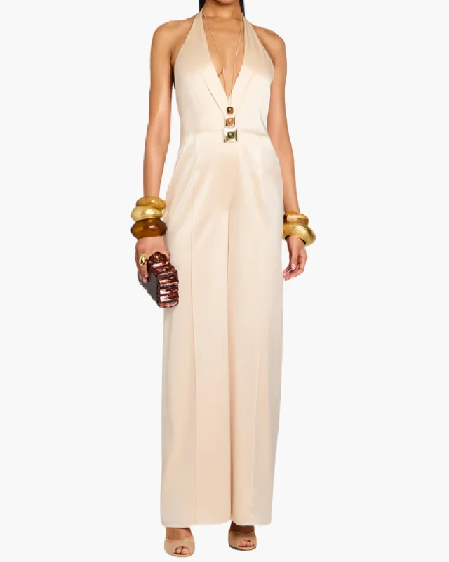 Pleated Casual Dresses for a Structured Look​ MARGAUX JUMPSUIT IN PROSECCO