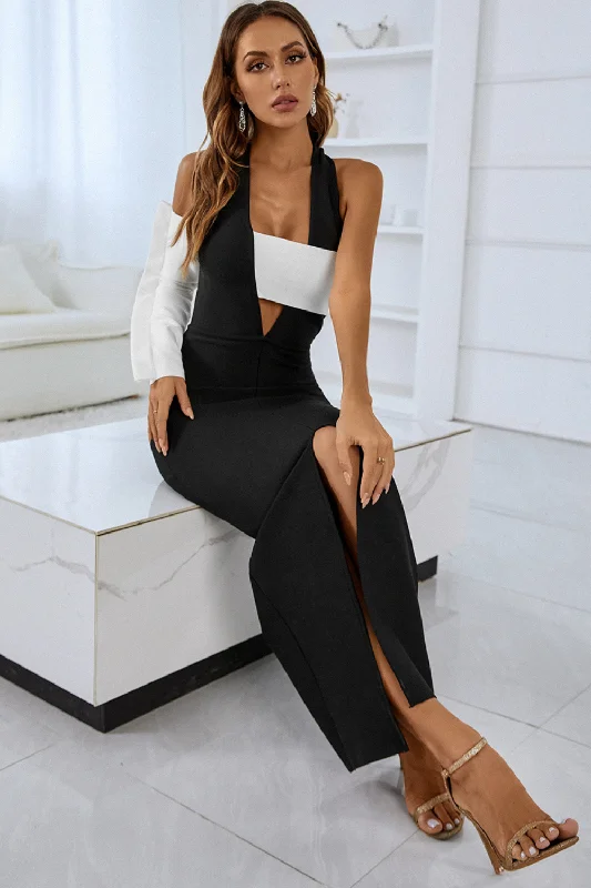 Baby Girl Casual Dresses for a Sweet Look​ Cicelia One Sleeve Maxi Dress