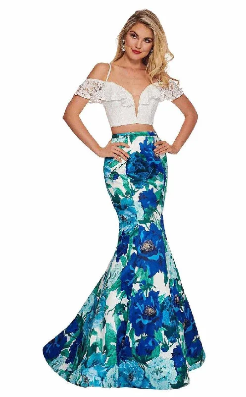 Maternity dress for a friend's wedding as a guest Rachel Allan Prom Long Two Piece Floral Dress 6449 Maternity dress for a friend's wedding as a guest Rachel Allan Prom Long Two Piece Floral Dress 6449