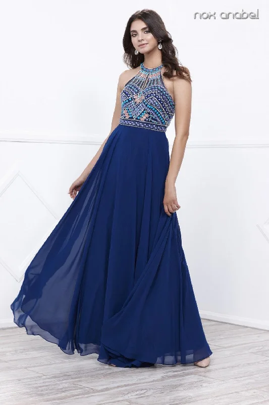Maternity dress for hospital visits during pregnancy Long Open Back Prom Dress Evening Gown