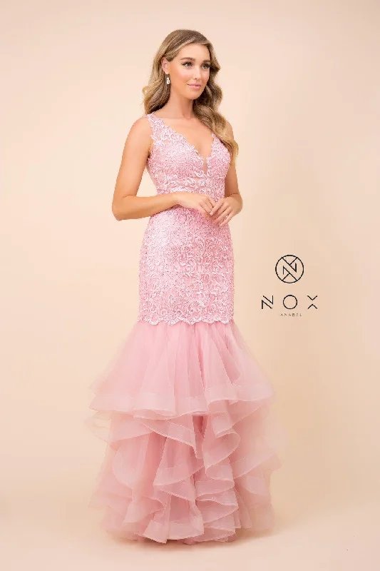 Maternity dress for a dinner date with partner Long Prom Dress Formal Mermaid Evening Gown