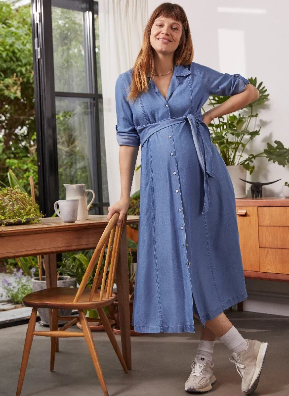 Maternity dress for a tea party Kelsy Maternity Dress with Tencel
