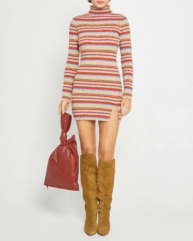 Midi dresses with cold - shoulder cutouts for a trendy style Dayna Sweater Dress