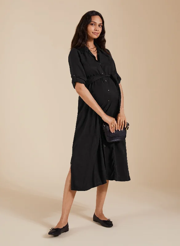Maternity dress for a city sightseeing trip Kelsy Maternity Dress with TENCEL™