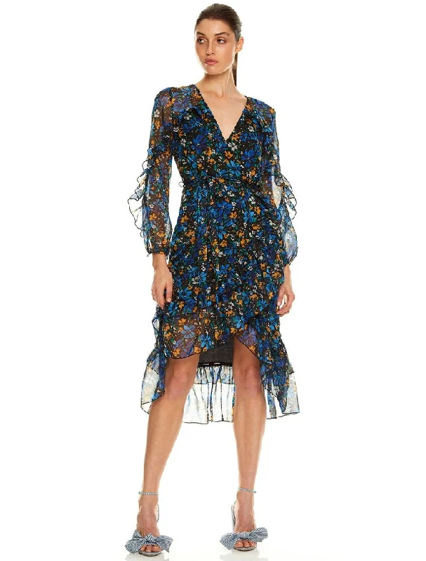 Everyday Dress with Paneled Skirt for a Unique Look​ TALULAH-HIGHER LOVE L/S MIDI DRESS