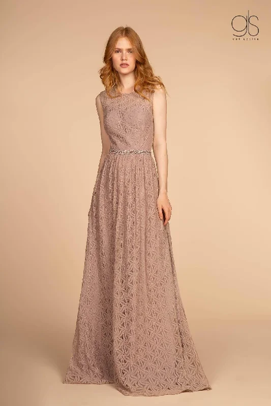 Maternity dress for a baby's first visit to the fair Long Lace Evening Formal Prom Dress