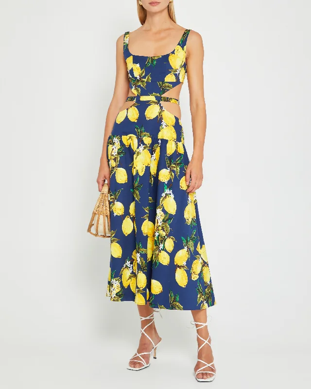 Midi dresses with empire waists for a flattering maternity option Valentina Dress