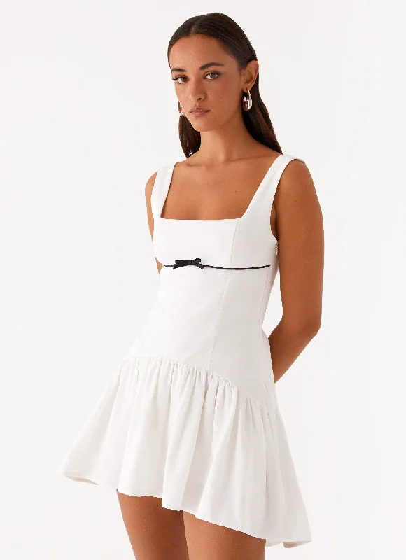  Jolene Mini Dress - White