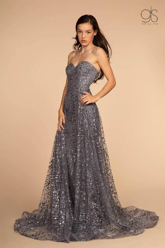 Maternity dress for a baby's first haircut Prom Long Strapless Beaded Evening Dress