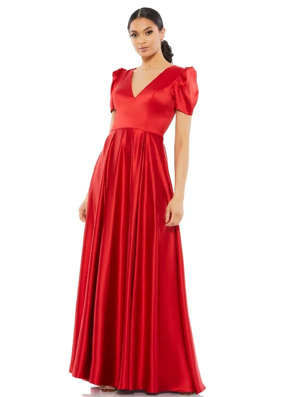 Maternity dress for a baby's first visit to the secret garden Mac Duggal 26606 Long Puff Sleeve Formal Dress Maternity dress for a baby's first visit to the secret garden Mac Duggal 26606 Long Puff Sleeve Formal Dress