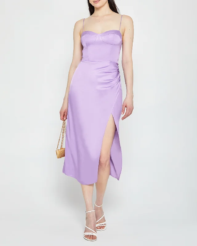 Midi dresses with fringe details for a fun and energetic style Radeate Dress