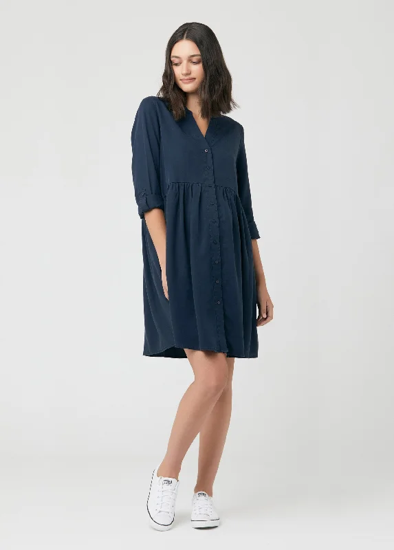 Maternity dress for a winter wonderland event Ripe Maternity Demi Tencel Dress