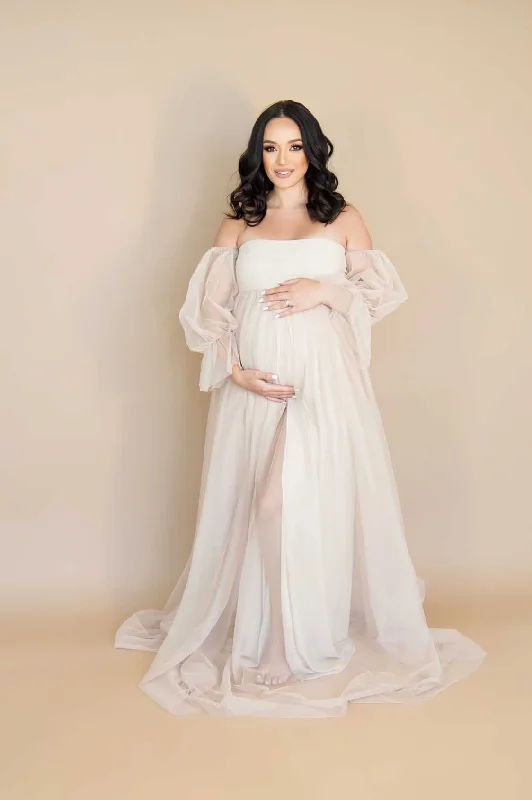 Maternity dress for a baby's first visit to the opera Vienna Gown Maternity Dress