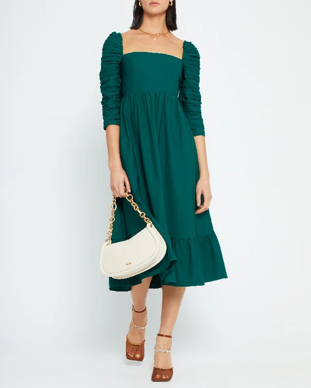 Midi dresses with fringe details for a fun and energetic style Bonnie Dress