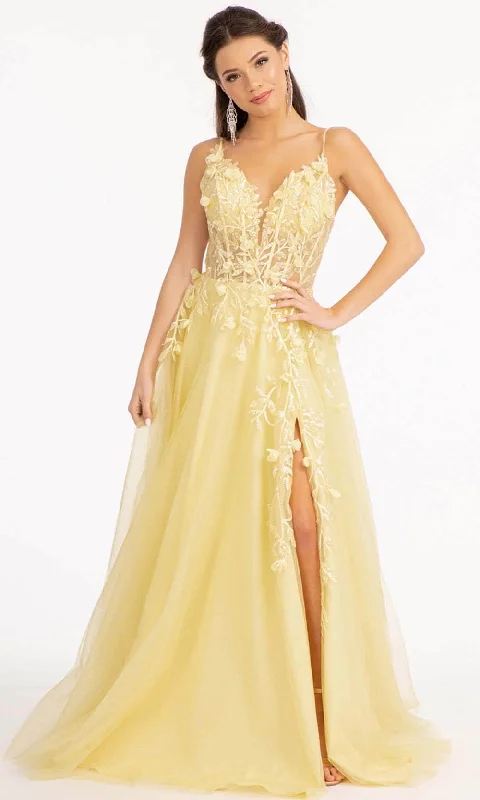 Wedding dresses with a built - in petticoat for added volume​ Wedding guest dresses with patchwork designs for a unique look GLS by Gloria GL3034 - Sweetheart A-line Dress