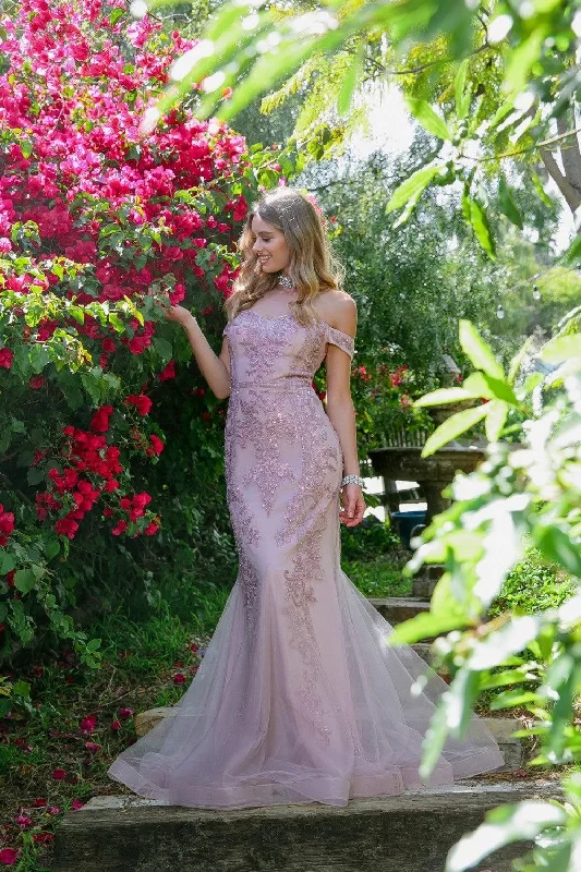 Maternity dress for a baby's first visit to the nature reserve Prom Long Dress Off Shoulder Evening Gown