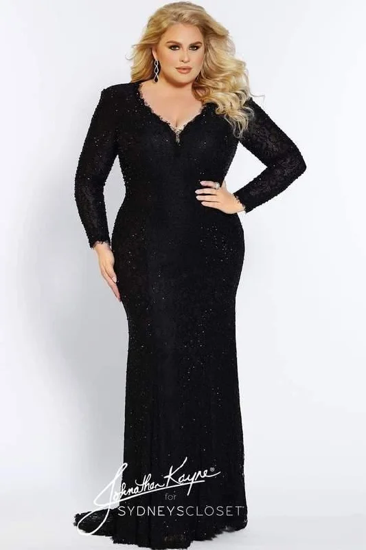 Maternity dress for a baby's first visit to the farm Sydneys Closet Plus Size Formal Prom Long Dress