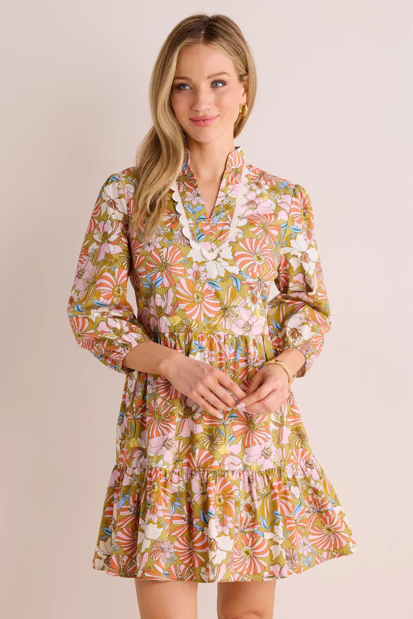 Mini dresses with gathered skirts for a voluminous effect Evelyn Dress