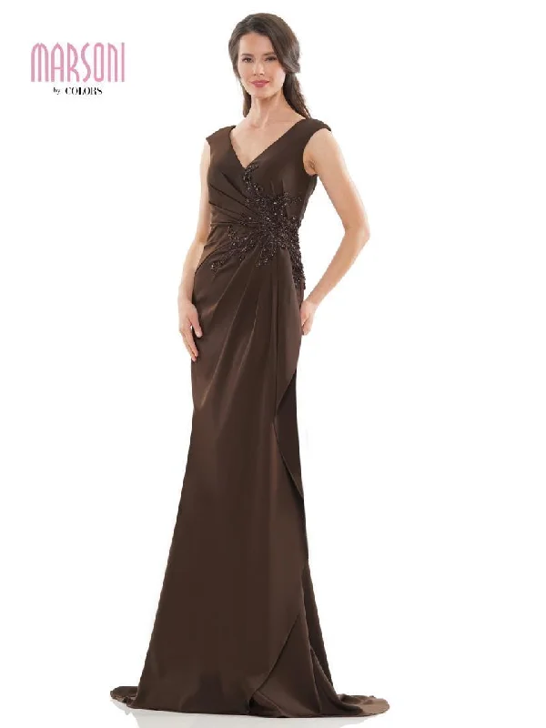 Long sleeve maternity maxi dress for winter Dark Brown 20 Marsoni Long Mother of the Bride Beaded Dress Sale Long sleeve maternity maxi dress for winter Dark Brown 20 Marsoni Long Mother of the Bride Beaded Dress Sale