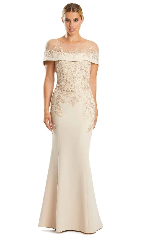 Ball gown style wedding dresses with sweetheart neckline​ A - line cocktail wedding guest dresses in pastel colors Alexander by Daymor 1866F23 - Embroidered Illusion Mother of the Bride Dress