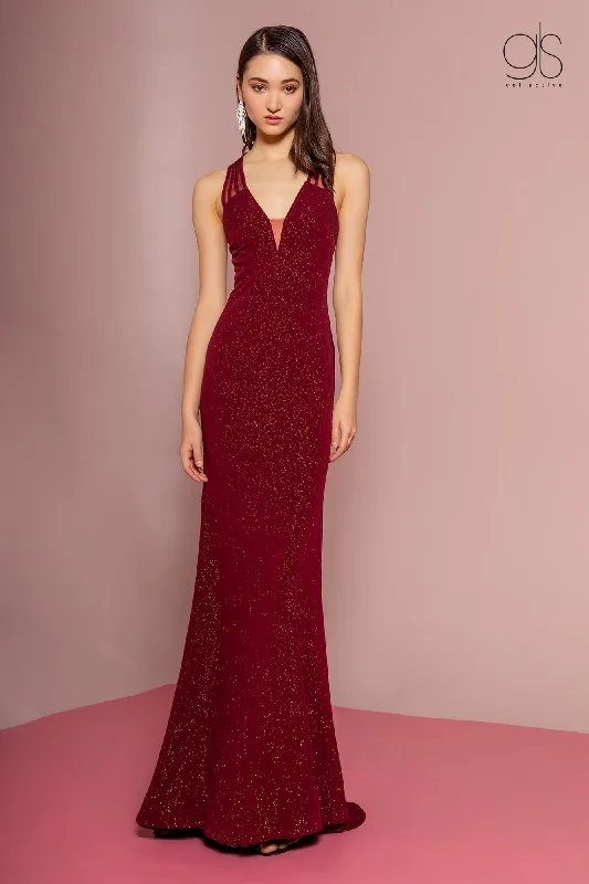 Maternity dress for a Christmas party Long Formal Sleeveless Prom Open Back