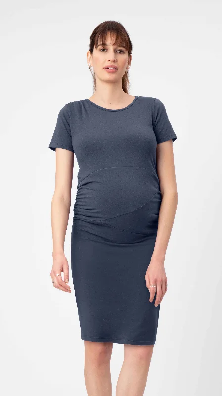 Maternity dress for a baby's first trip to the zoo Gramercy Maternity & Nursing Dress