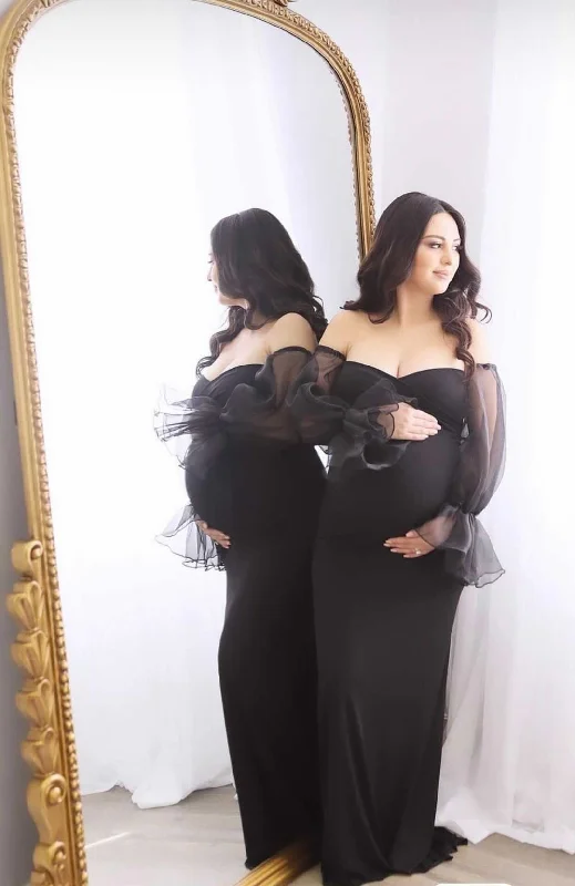 Maternity dress for a baby's first visit to the vineyard Arpi Gown Full-Length Maternity Dress