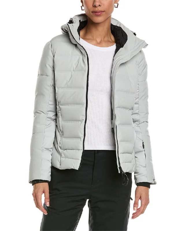 Mid - length women's down coats in a slim fit for a modern and sleek appearanceCAPRANEA Hemera Wool-Blend Jacket