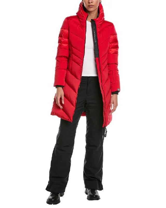 Shearling - lined women's leather coats for ultimate warmth and luxuryCAPRANEA Tamaro Wool-Blend Coat
