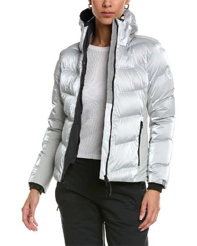 Embroidered women's cotton coats in a bohemian pattern for a unique designCAPRANEA Varuna Wool-Blend Jacket
