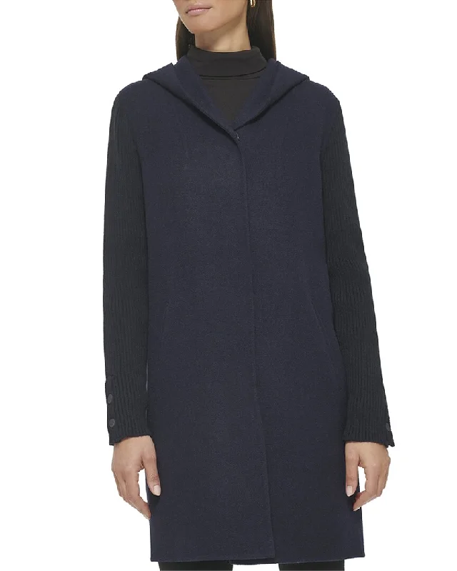 Women's longline double - breasted camel coats for a sophisticated lookKenneth Cole Double Face Wool-Blend Jacket Women's longline double - breasted camel coats for a sophisticated lookKenneth Cole Double Face Wool-Blend Jacket