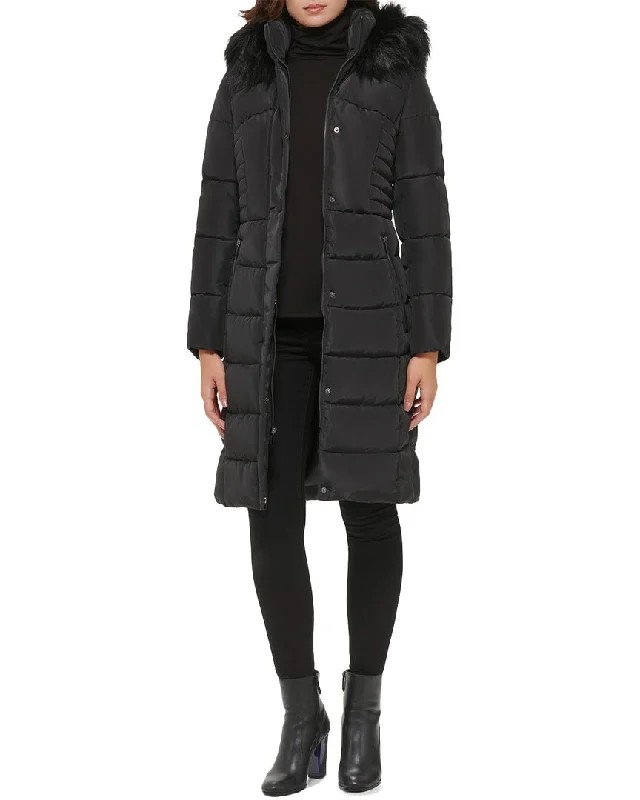 Plus size women's wool blend coats for a warm and stylish winterKenneth Cole Puffer Coat