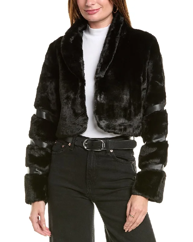 Long women's mac coats in a lightweight fabric for spring showersLa Fiorentina Cropped Jacket